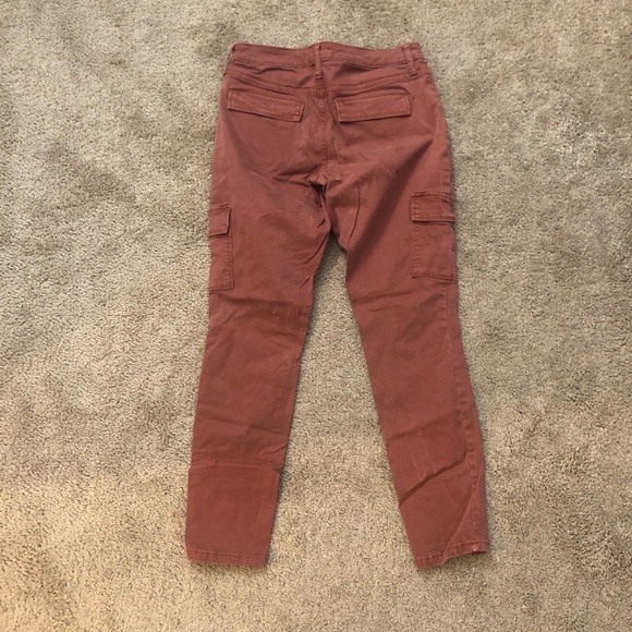 Cargo burnt orange jeans - Picture 2 of 3